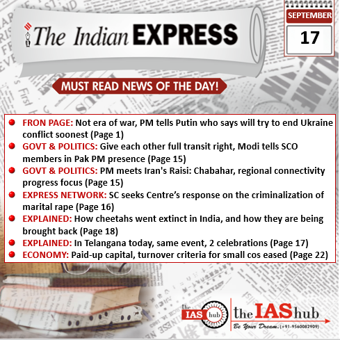 IE_17th Sept_Daily Headlines