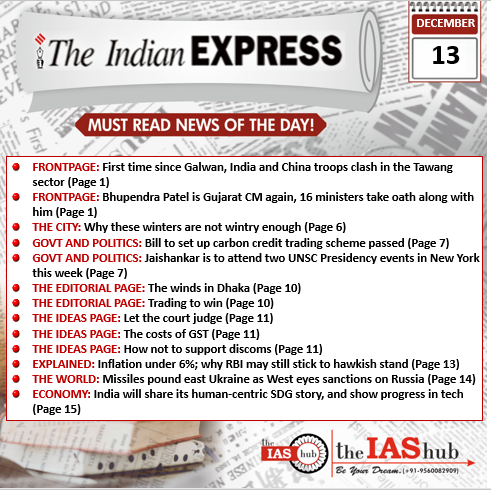 IE_13th Dec_Daily Headlines