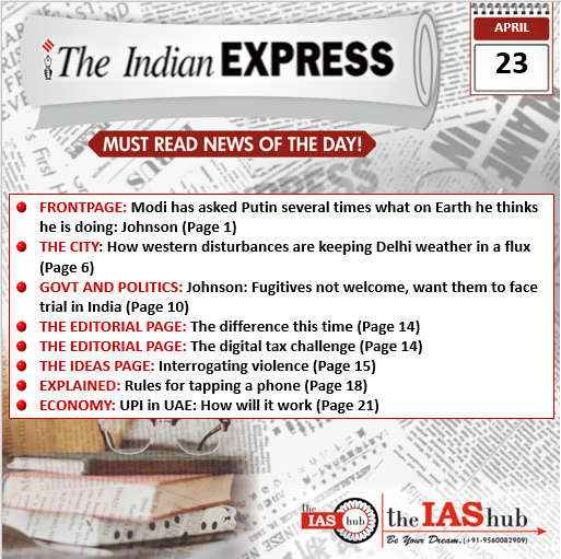 23 April Indian Express
