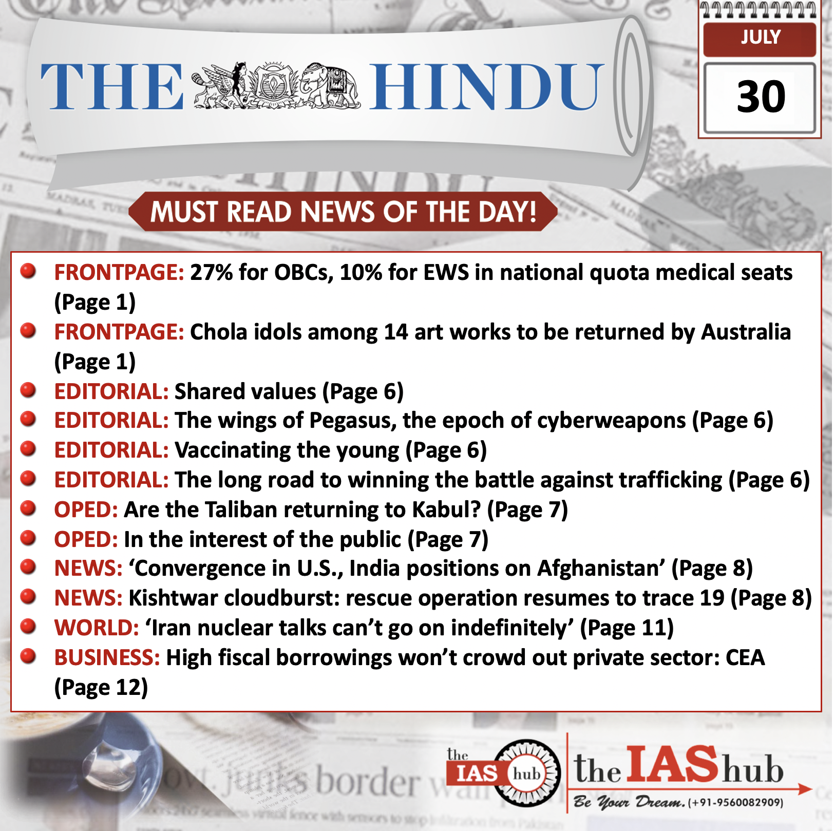 TH_Headlines_30 July_ theiashub