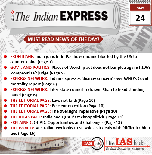 Indian Express 24 May