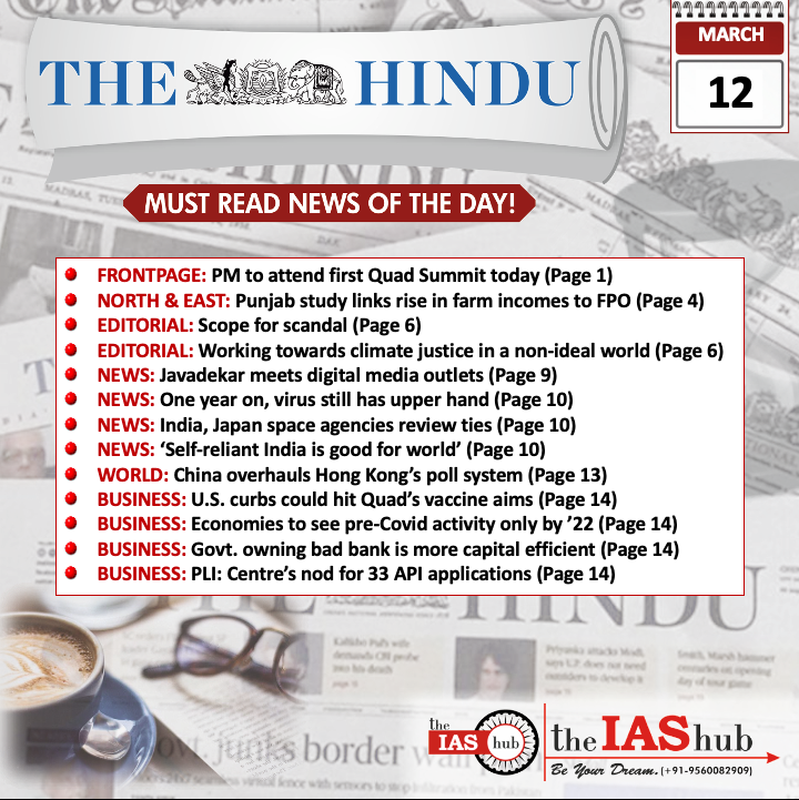 The Hindu_Headlines_12 Mar_theIAShub