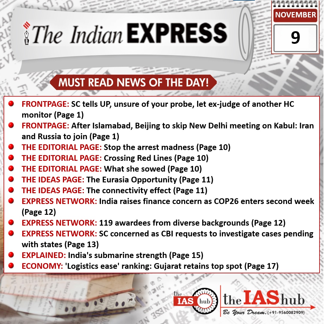 The_Indian_Express_9Nov_Headlines