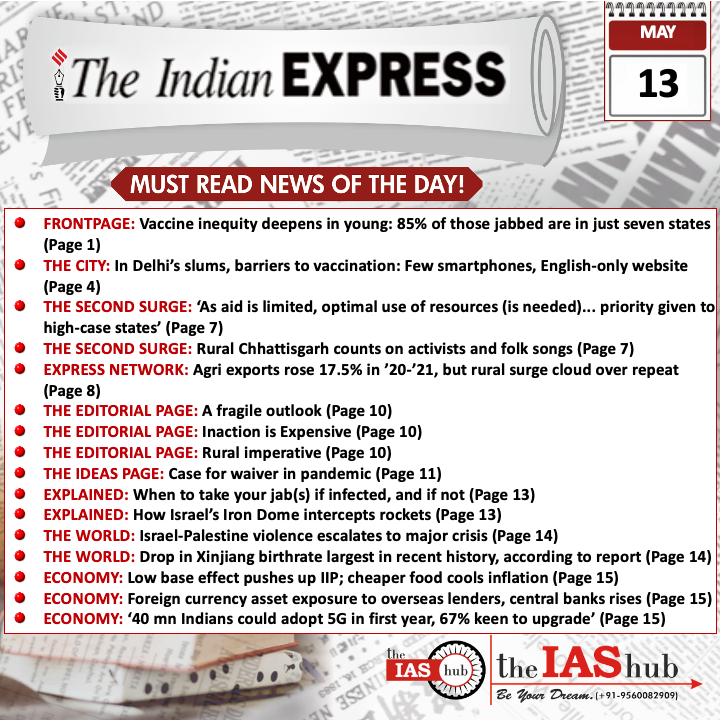 IE_Headlines_13 May_theIAShub