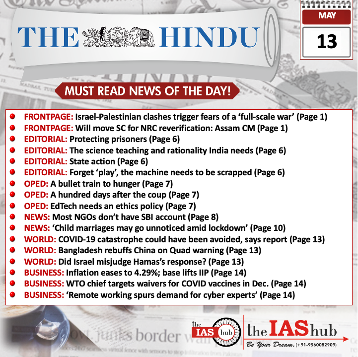 TH_Headlines_13 May_theIAShub