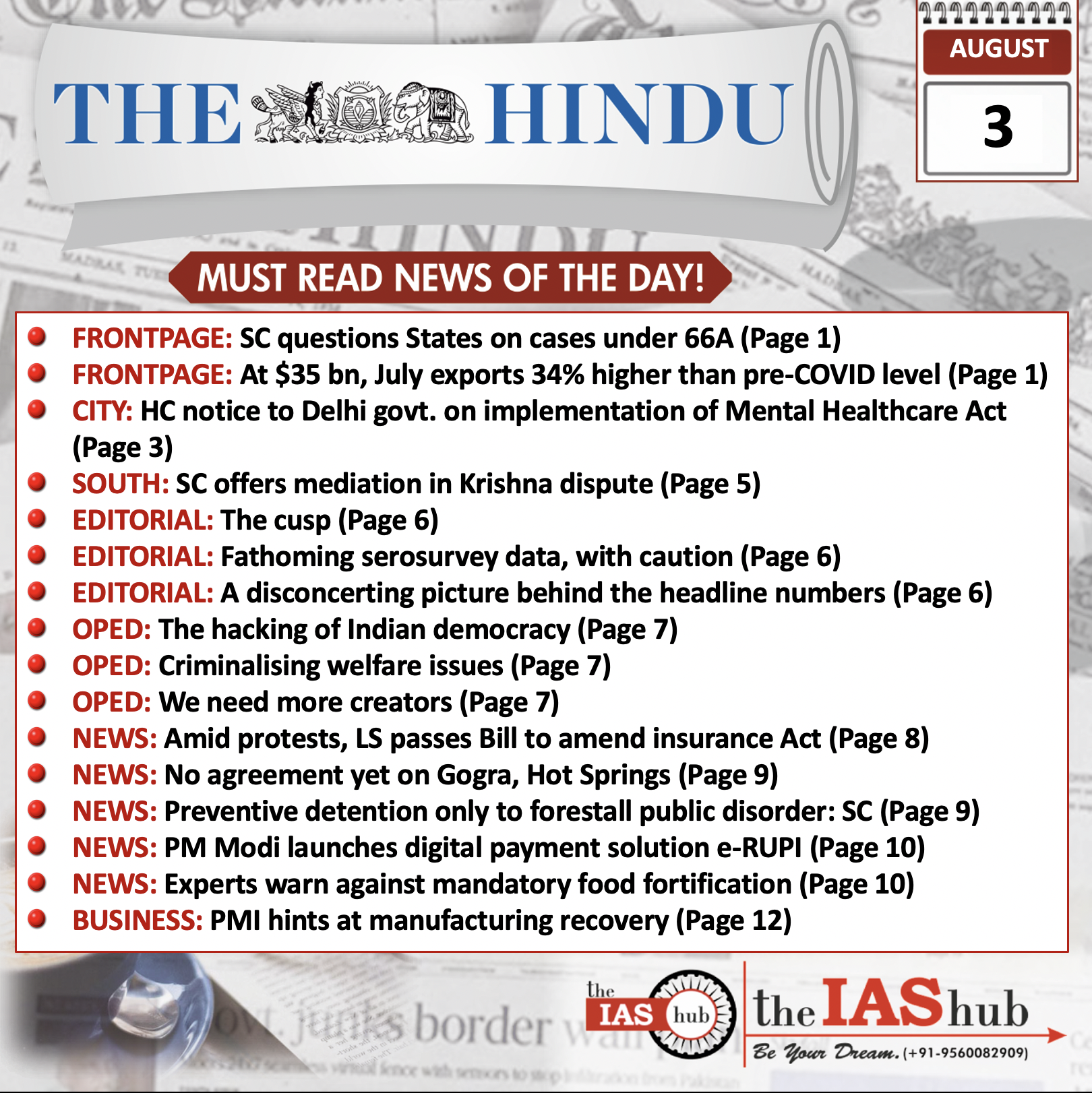 TH_Headlines_3 August _theiashub