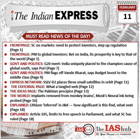 IE_11th Feb 23_Daily Headlines