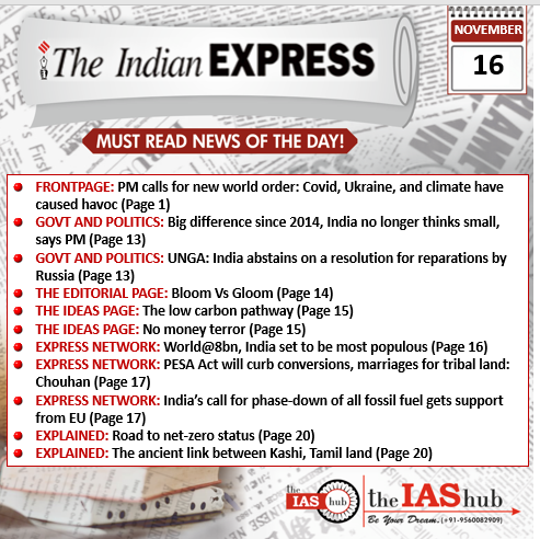 IE_16th Nov_Daily Headlines