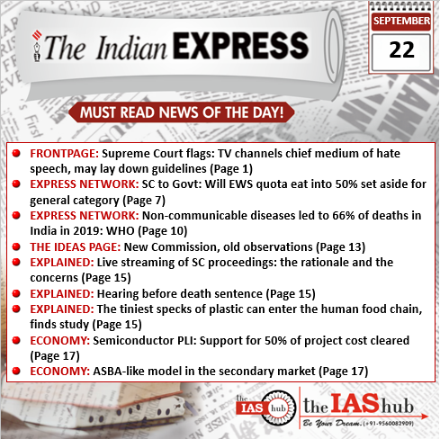 IE_22nd Sept_Daily Headlines