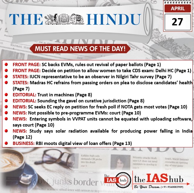 TH_Headlines_27 April	