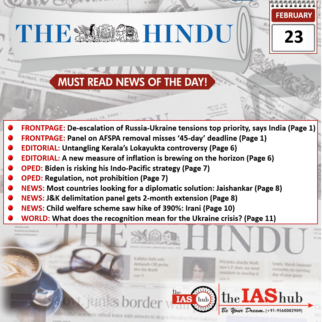 The Hindu 23 Feb