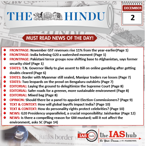 TH_2nd Dec_Daily Headlines