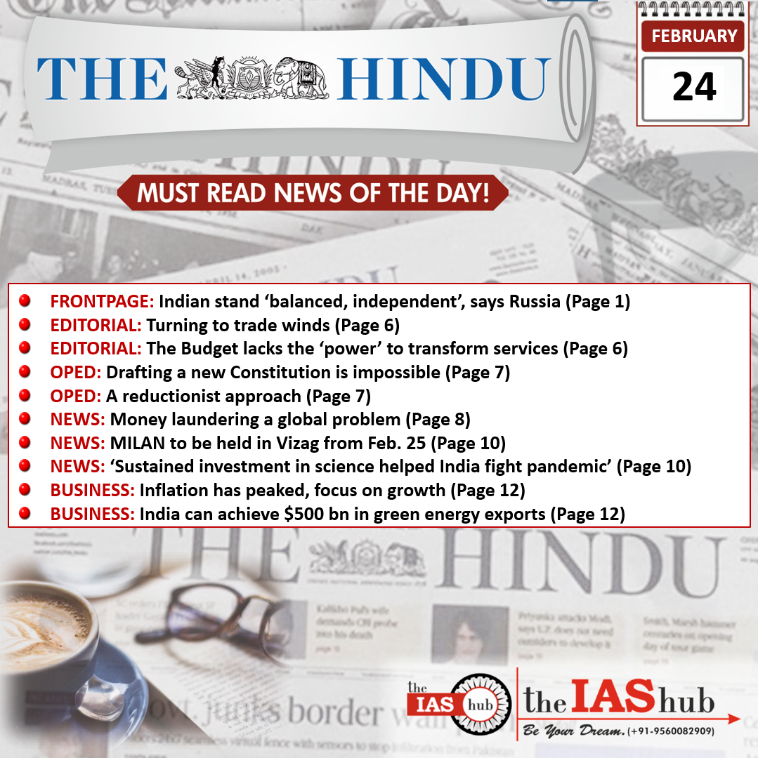 The Hindu 24 Feb