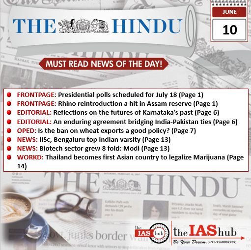 The Hindu 10 June