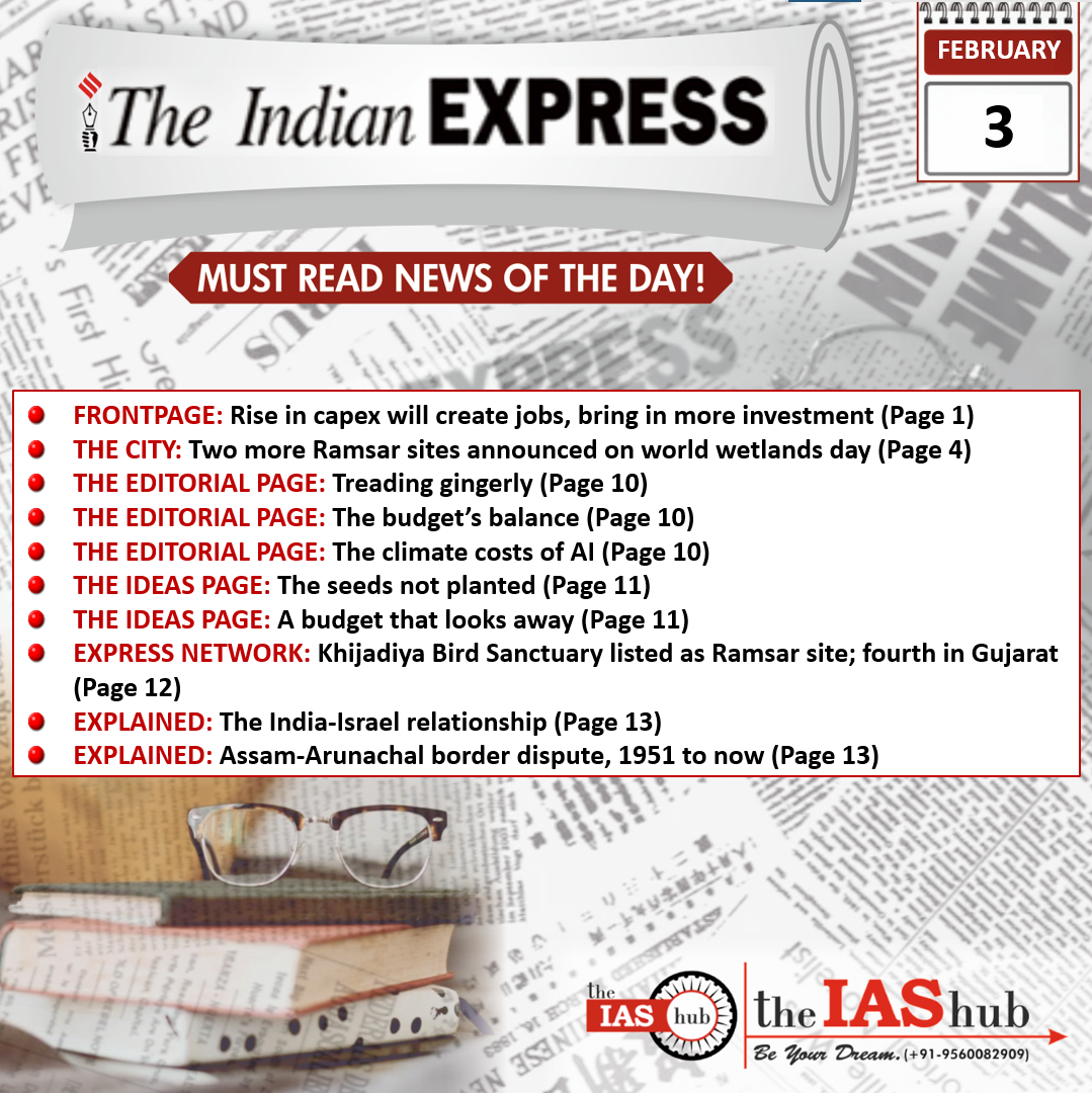 Indian Express 3 Feb