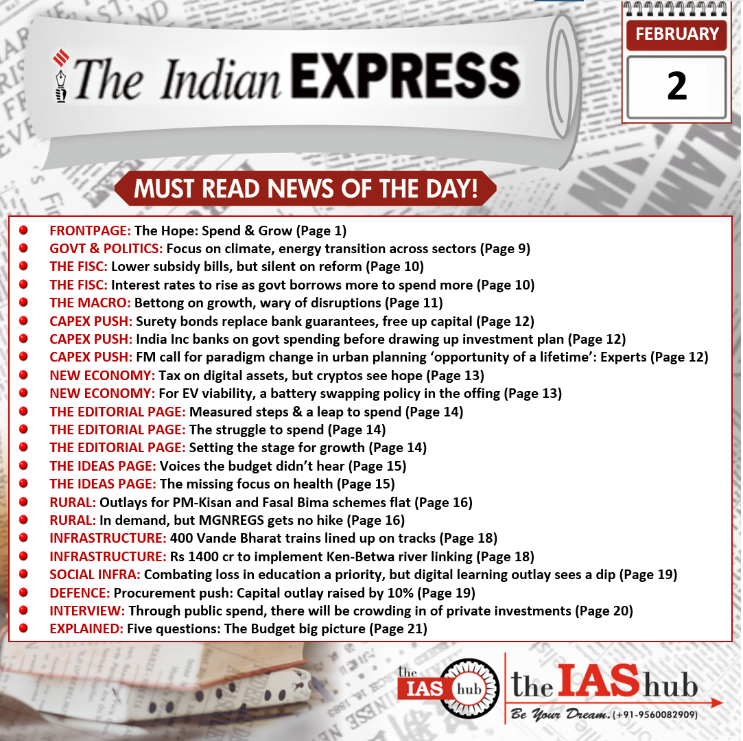 Indian Express 2 Feb