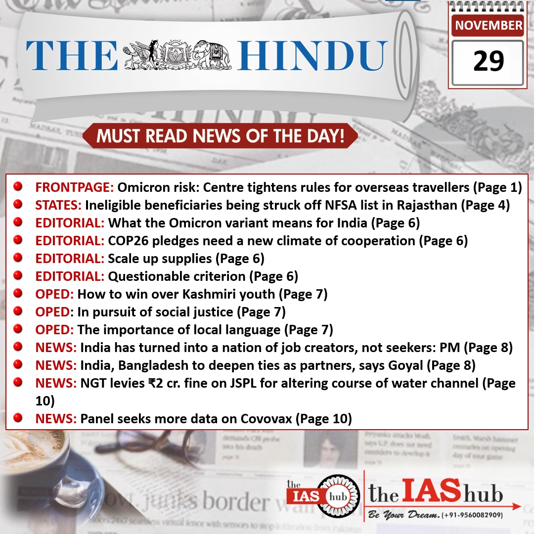 TH_29Nov_DailyHeadlines