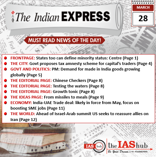 Indian Express 28 March