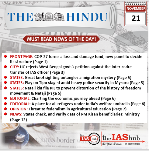 TH_21st Nov_Daily Headlines
