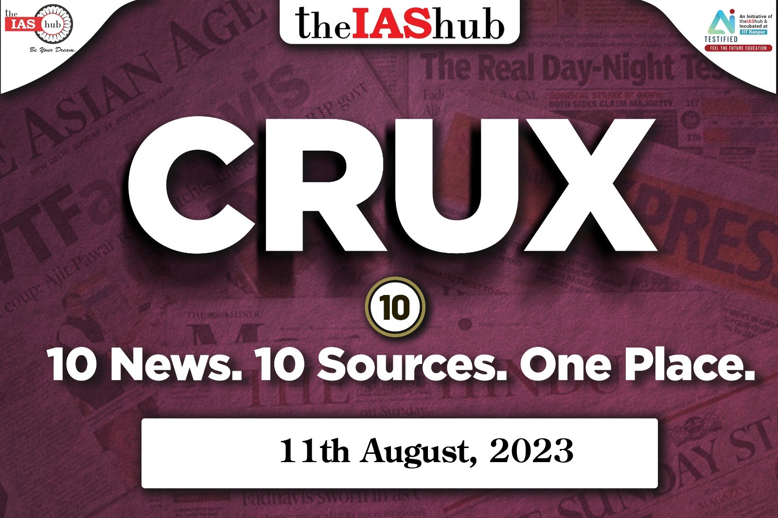 11th AUGUST 23 CRUX10 theIAShub
