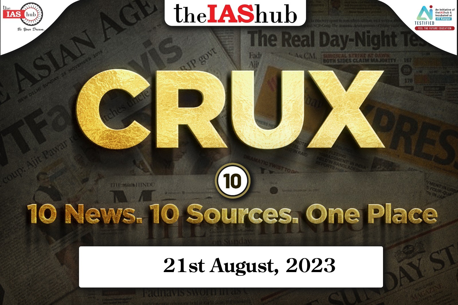 21st AUGUST 23 CRUX10 theIAShub