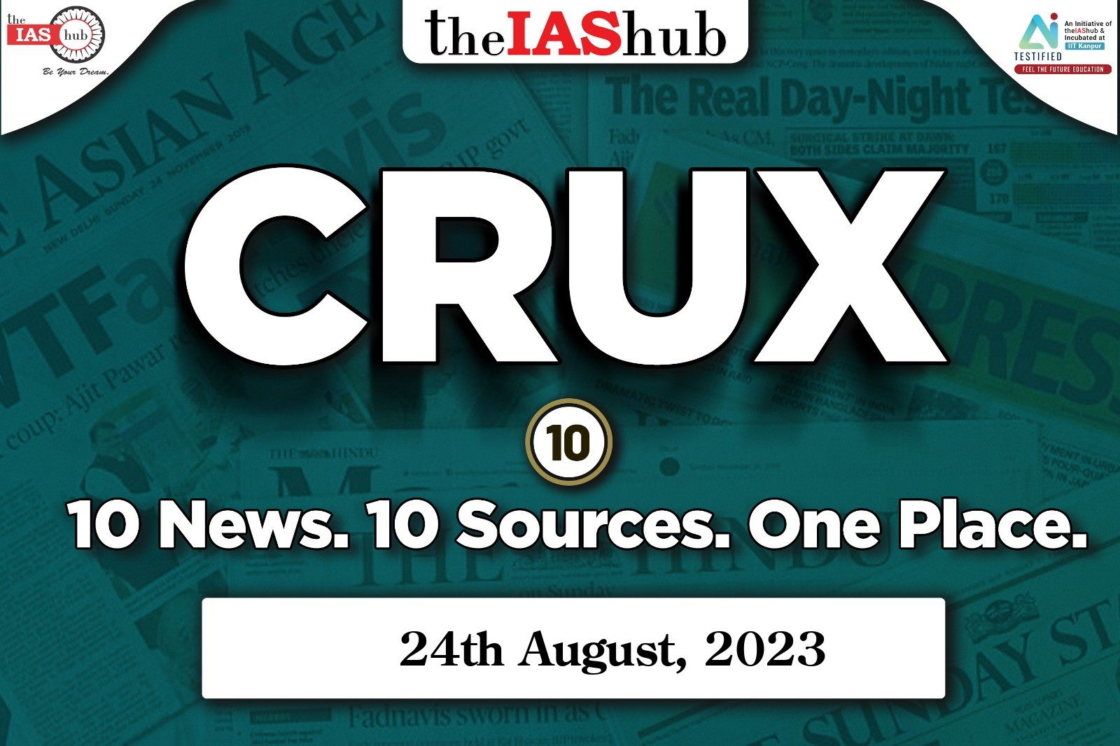 24th AUGUST 23 CRUX10 theIAShub