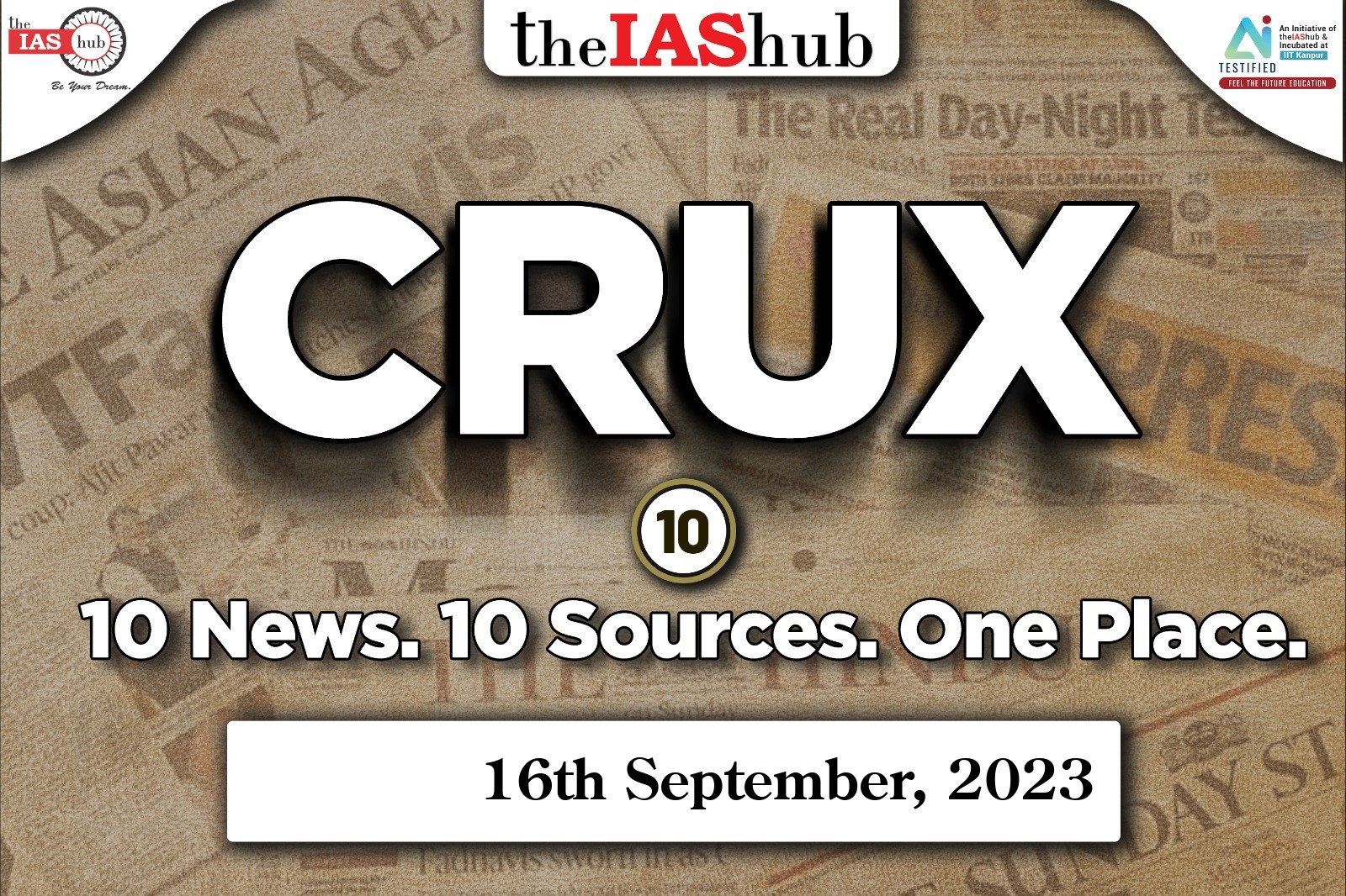 16th SEPTEMBER CRUX10 theIAShub	