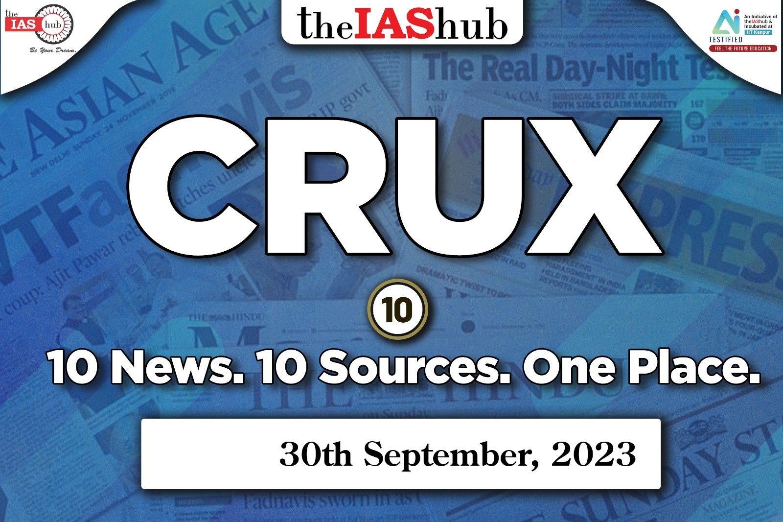 30th SEPTEMBER CRUX10 theIAShub
