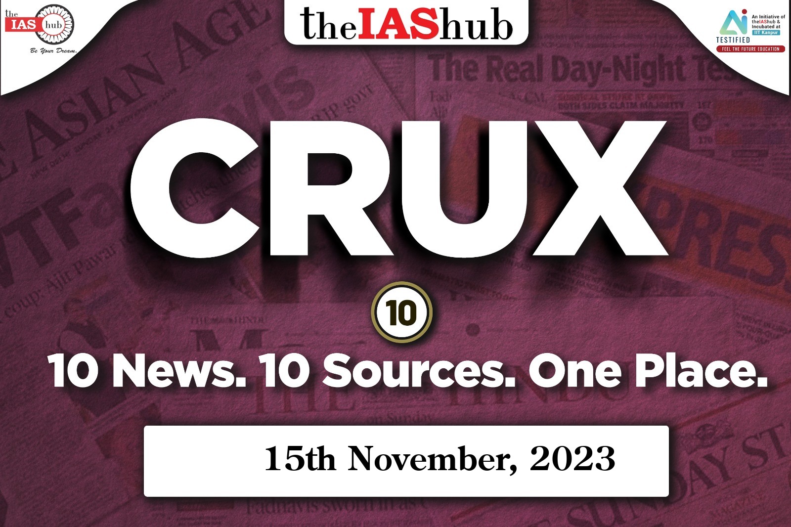 15th NOVEMBER CRUX10 theIAShub