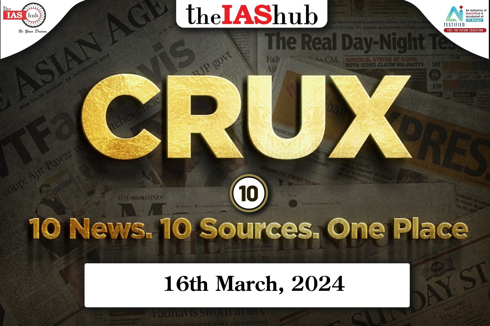 16TH MARCH CRUX10 theIAShub	
