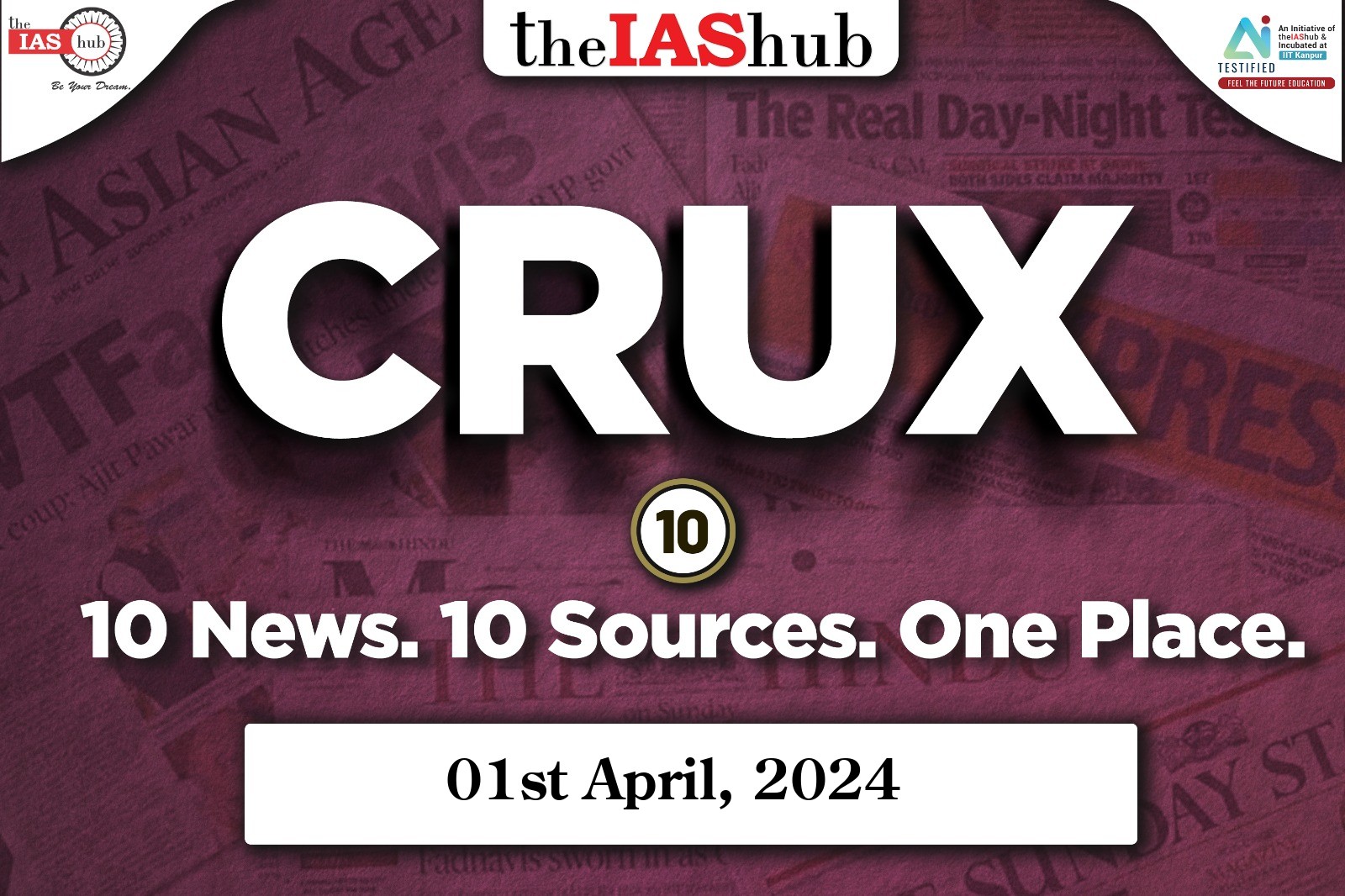 1ST APRIL CRUX10 theIAShub	